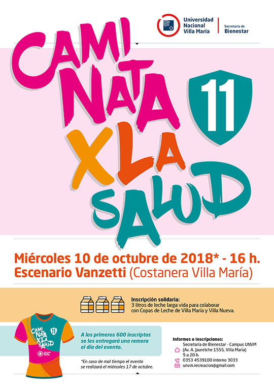 Caminata UNVM 2018