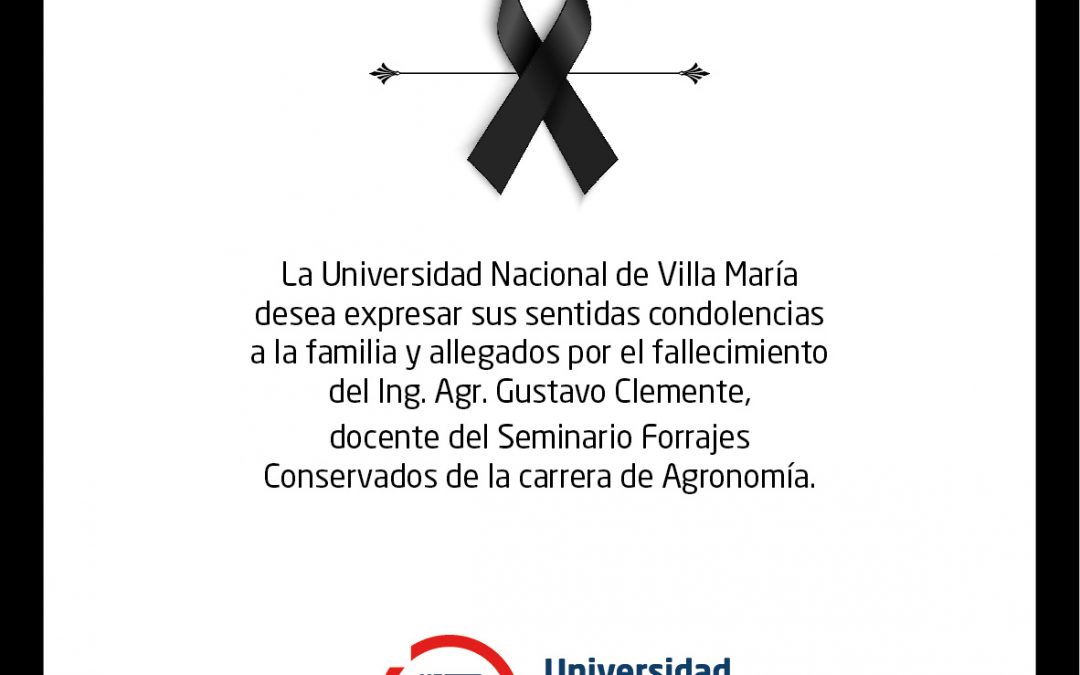 Dolor en la Universidad Nacional de Villa María