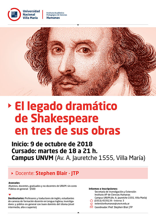 caoacitacion sobre Shakespeare