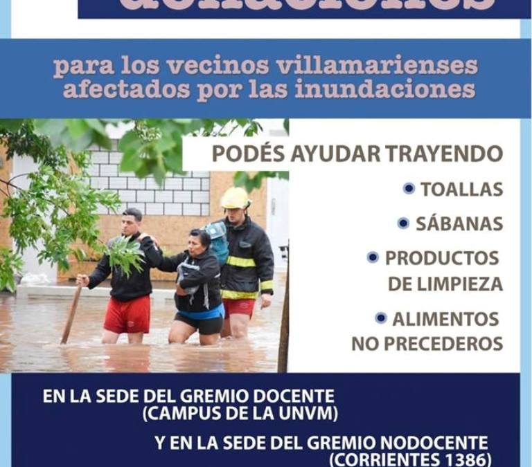 ADIUVIM y APUVIM receptan colaboraciones hasta las 19 horas