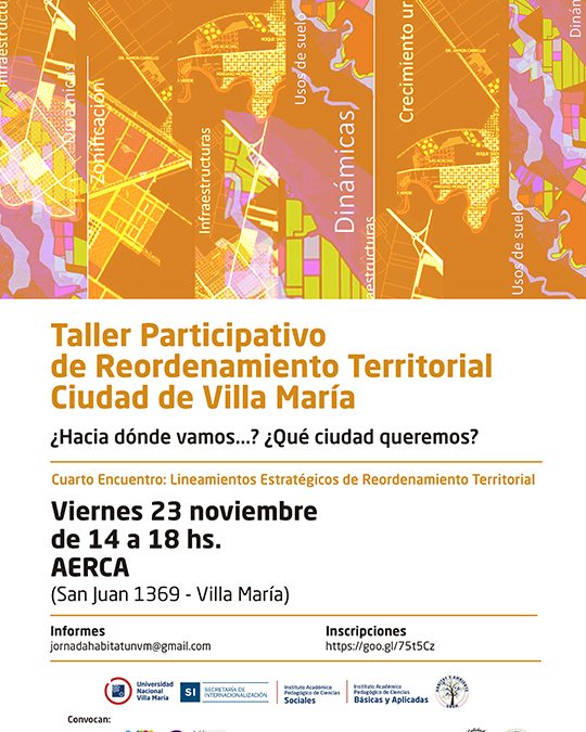 Taller Participativo de Reordenamiento Territorial