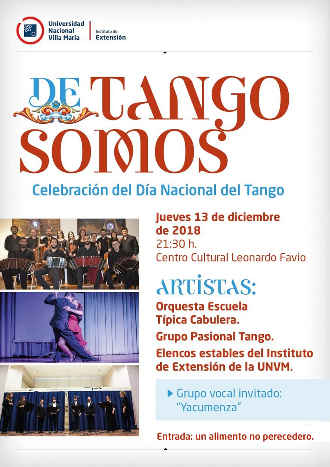 espectáculo de tango