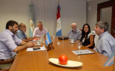 Francisco Tamarit fue recibido por las autoridades de la UNVM