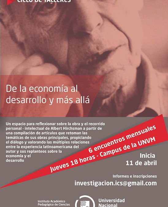 Comienza el Ciclo de Talleres sobre Hirchsman