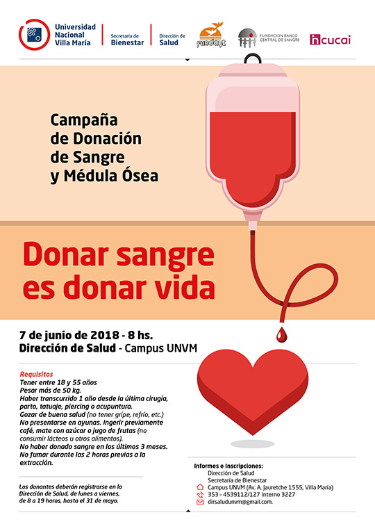 Campaña Donación de Sangre y Médula Osea