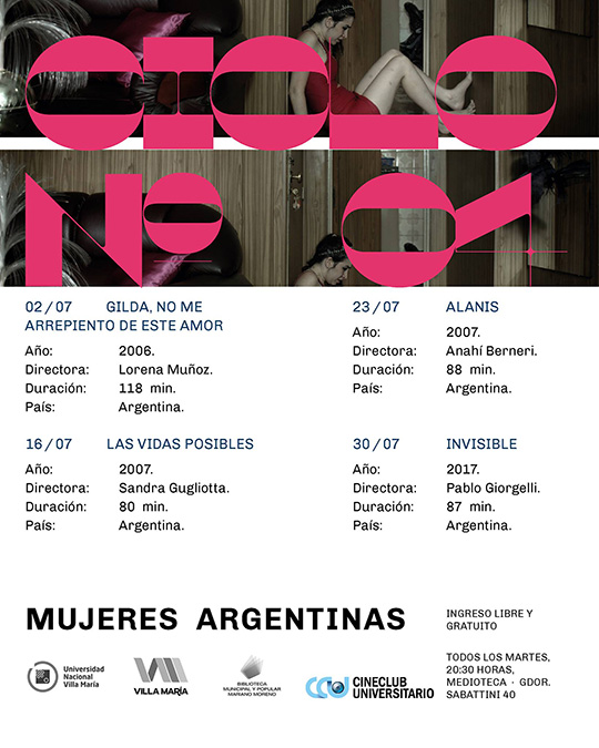 cine club universitario mujeres argentinas