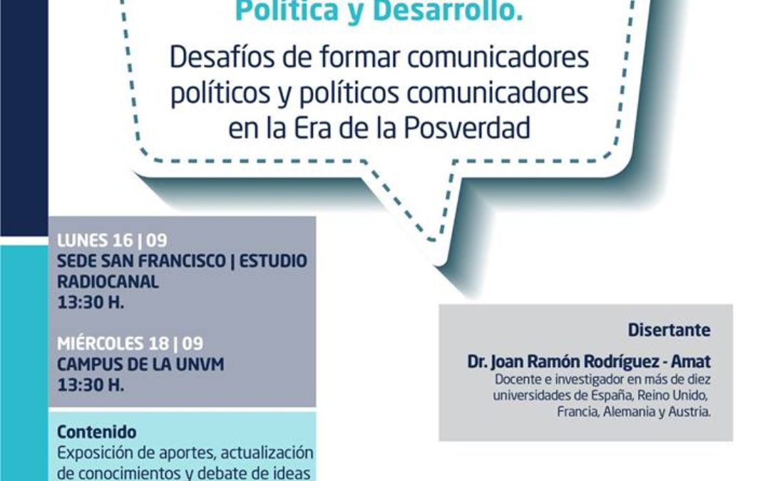 Encuentro de cátedras de comunicación, política y desarrollo