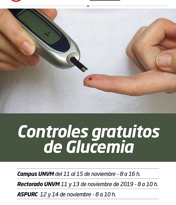 Controles gratuitos de Glucemia
