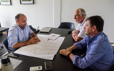 Gestionan agua potable y cloacas en el Campus Universitario