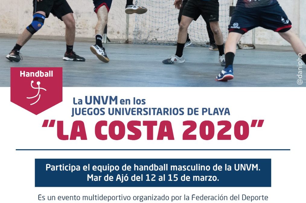 Handball UNVM en los Juegos Universitarios de Playa