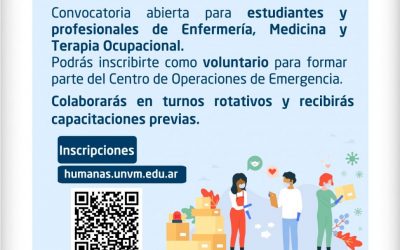 Convocatoria para integrar el Centro de Operaciones de Emergencia