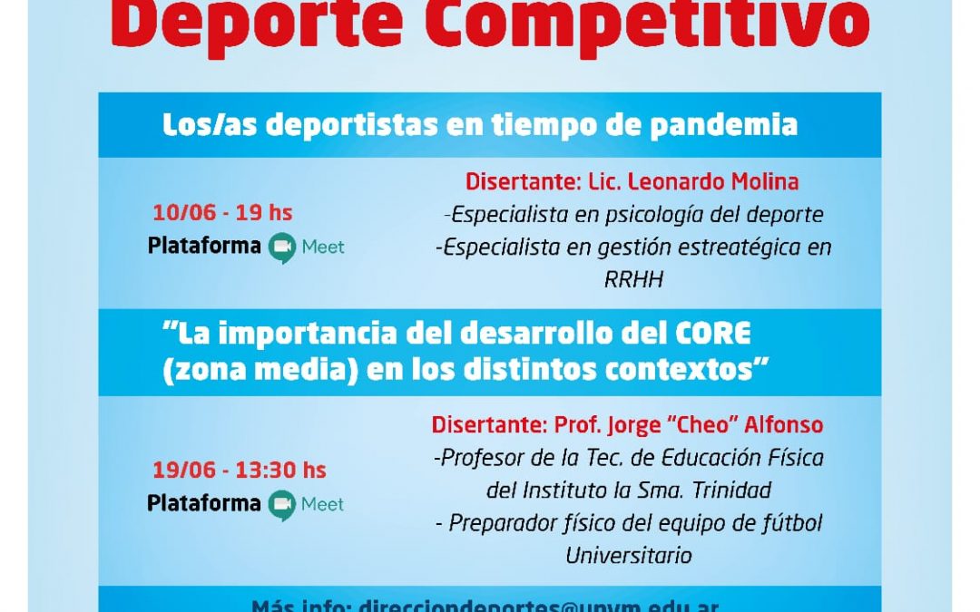 Charlas: Deporte Competitivo