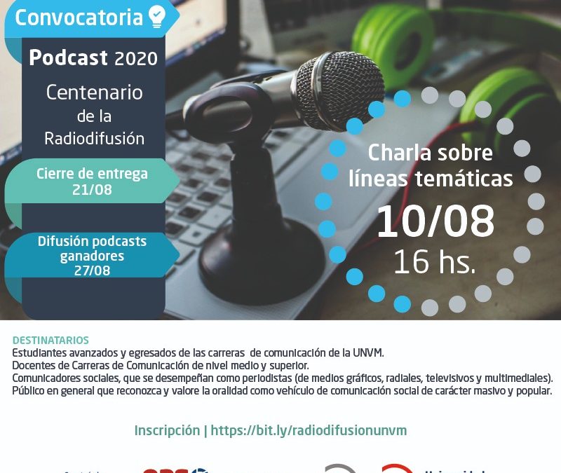 Charla y concurso de podcast