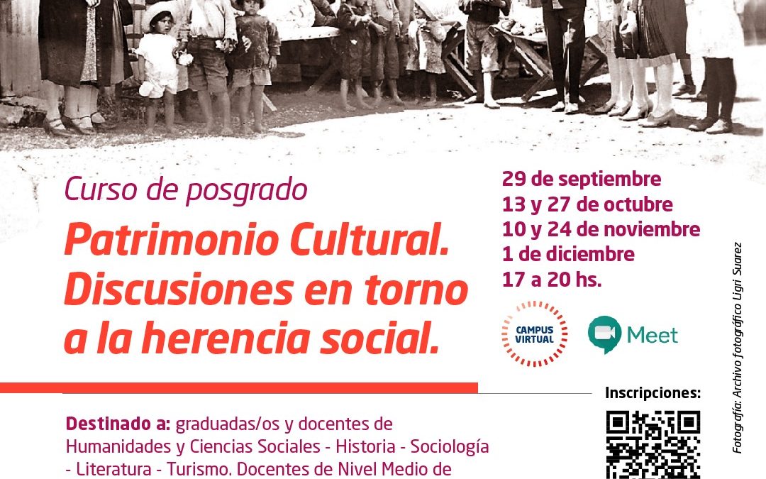 Comenzó el curso de posgrado sobre Patrimonio Cultural