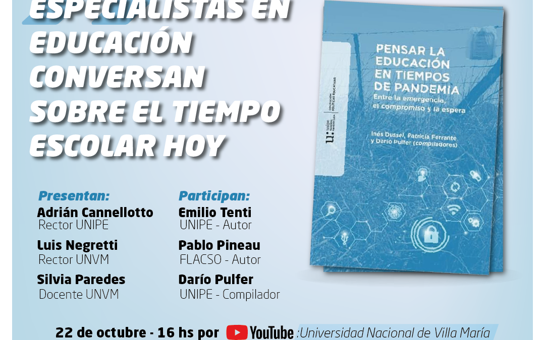 Pandemia: Presentan libro sobre educación