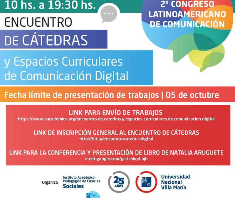 Congreso de Comunicación: «Encuentro de Cátedras»