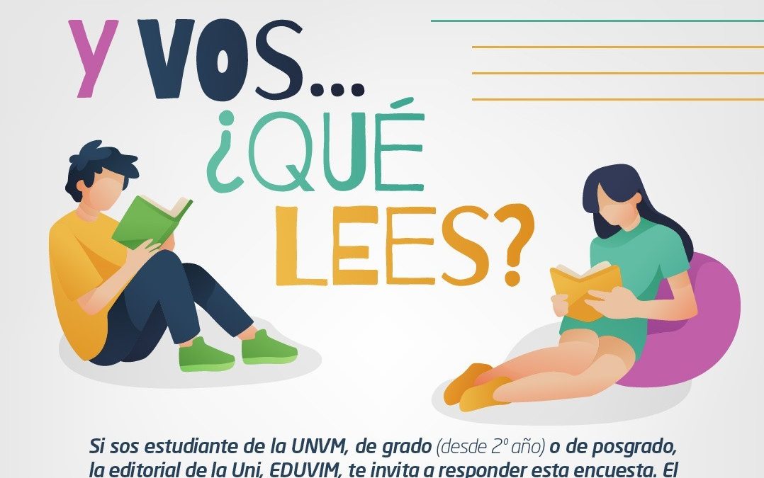 Eduvim continúa la encuesta sobre hábitos de lectura