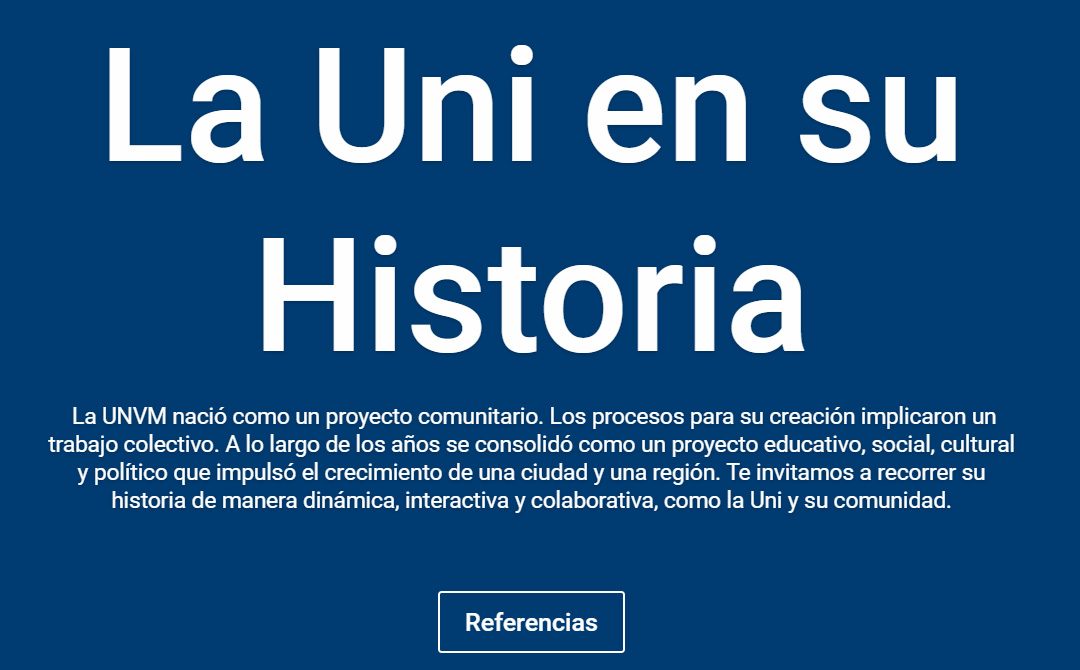 Línea de tiempo interactiva para cerrar el 25° aniversario