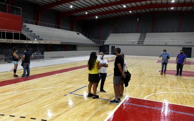 Últimos detalles para la inauguración de Salón Deportivo