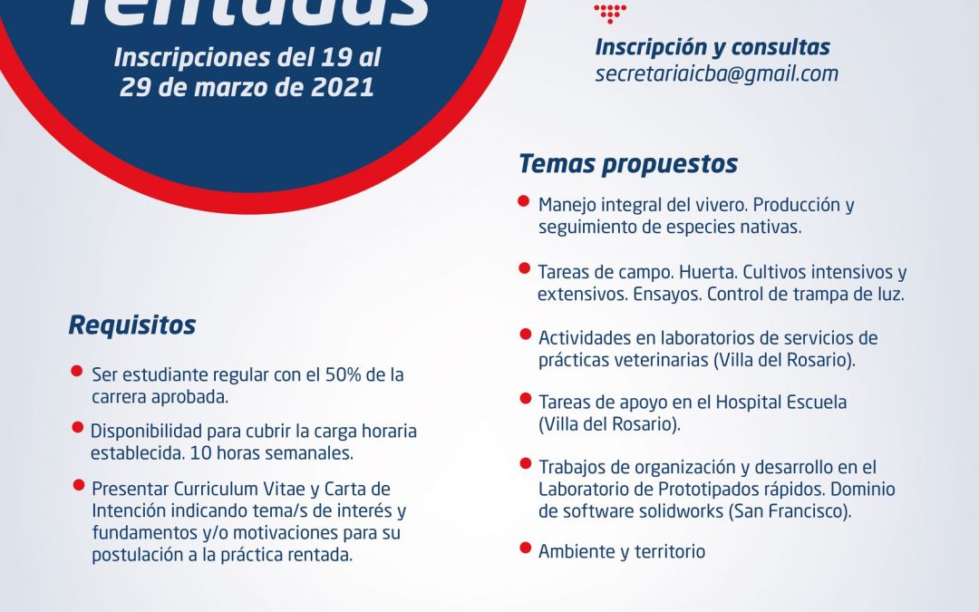 Básicas: prácticas rentadas para estudiantes