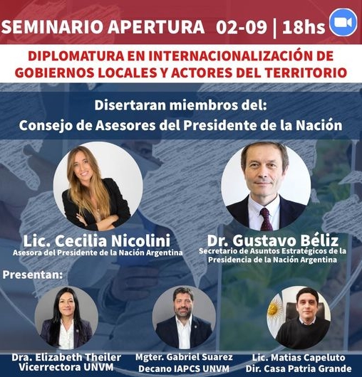 Internacionalización de Gobiernos Locales y actores del territorio