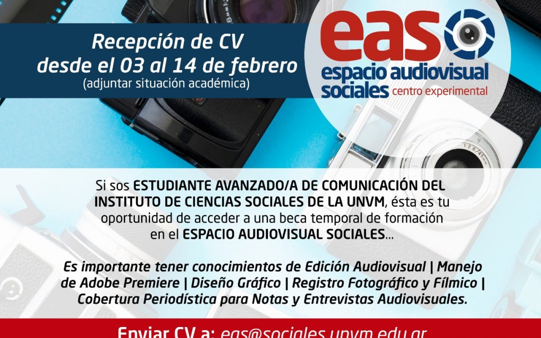 EAS: convocatoria abierta para estudiantes de Comunicación