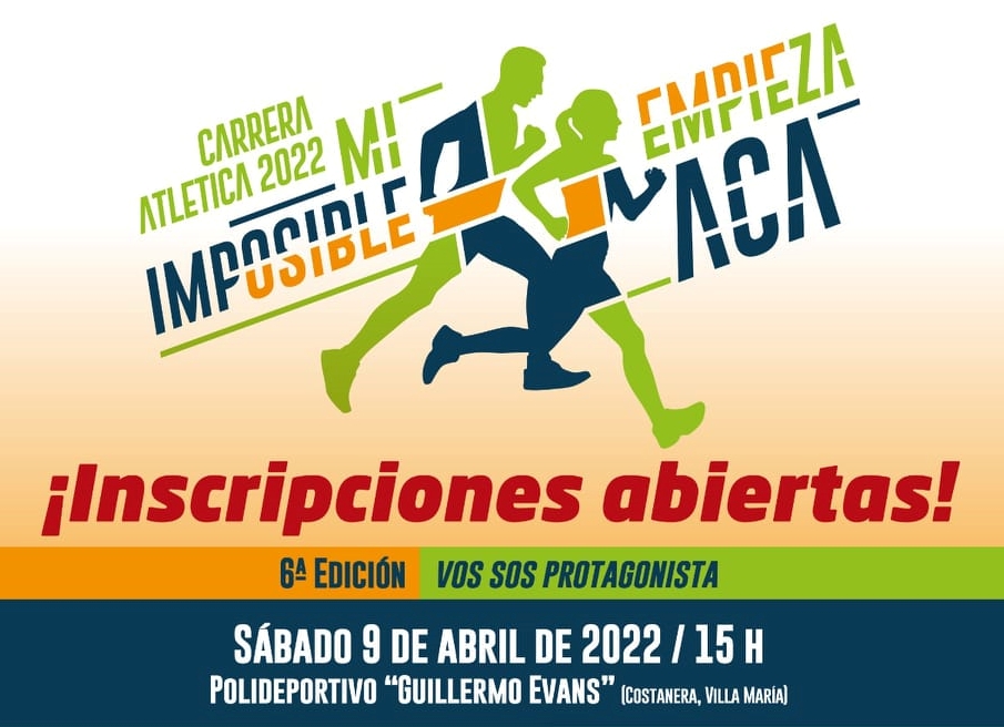 “Mi imposible acá”: nueva edición de la carrera atlética de la UNVM