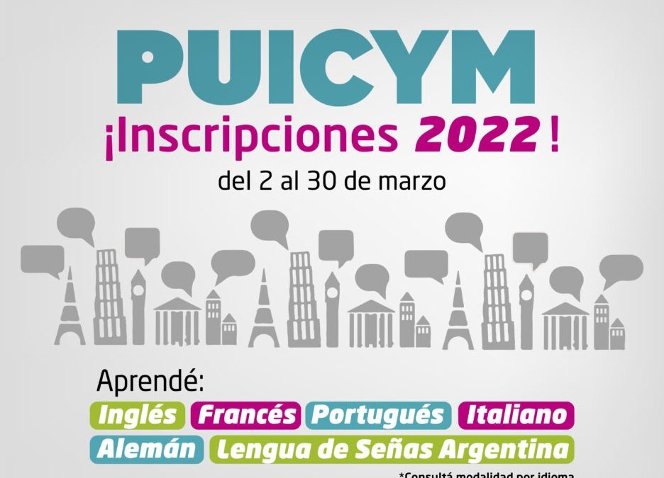 Inscripciones abiertas para el PUICYM