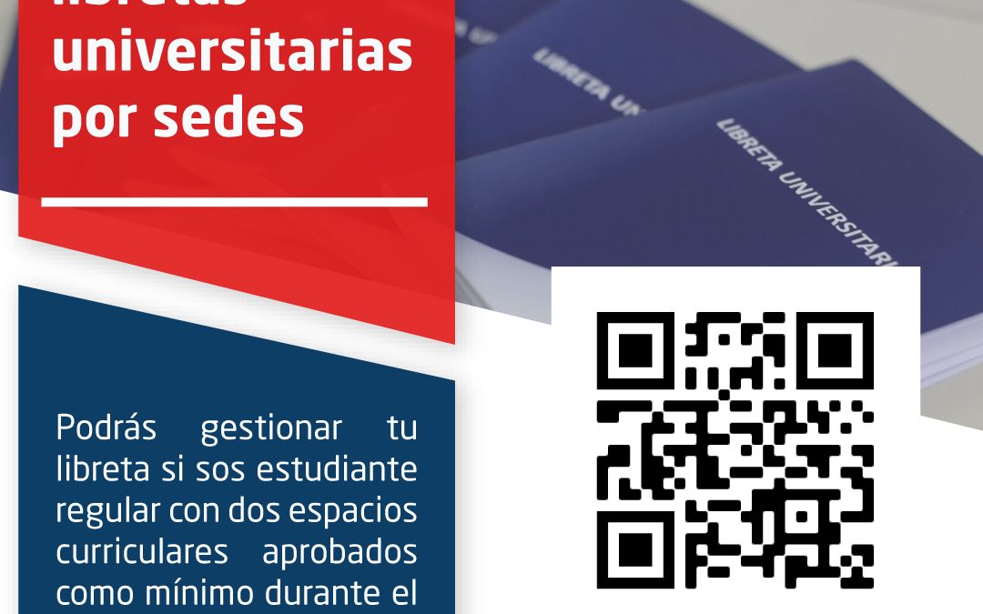 Gestión de libretas universitarias por sedes