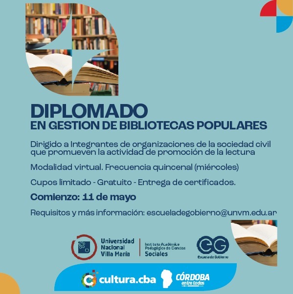 Diplomado en Gestión de Bibliotecas Populares