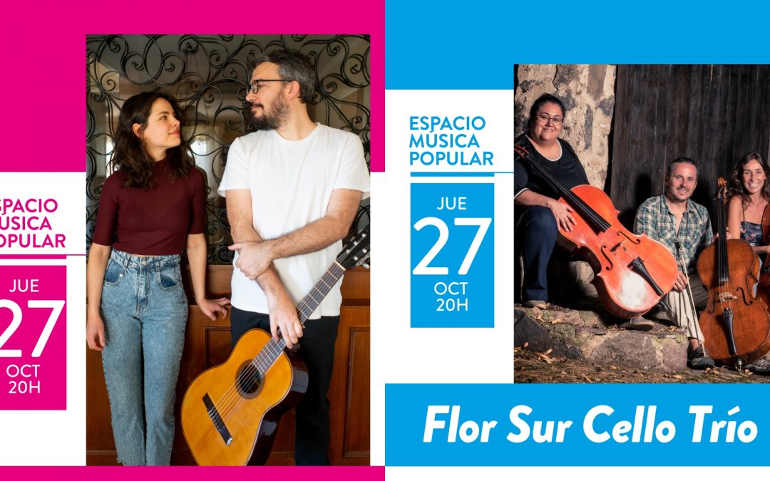 “Jueves de Música Popular” en la UC: Euge Lauría, Pablo Vélez y Flor Sur Cello Trío