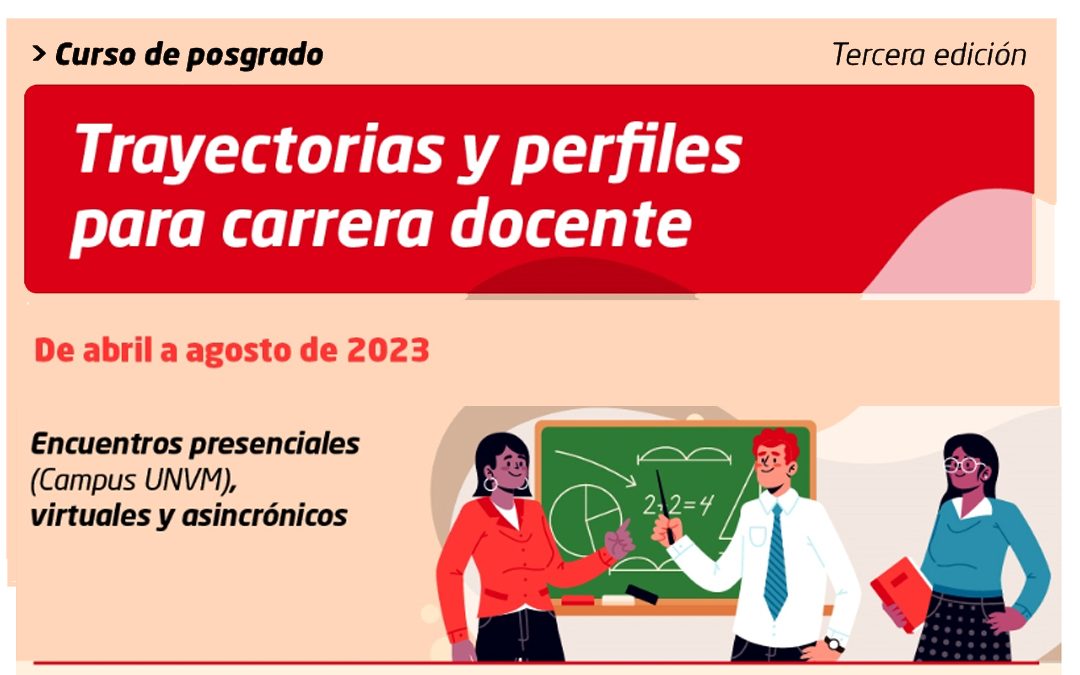 Posgrado: “Trayectorias y perfiles para carrera docente”