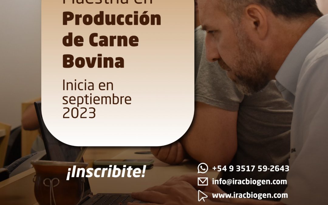 Maestría en Producción de Carne Bovina: inscripciones abiertas