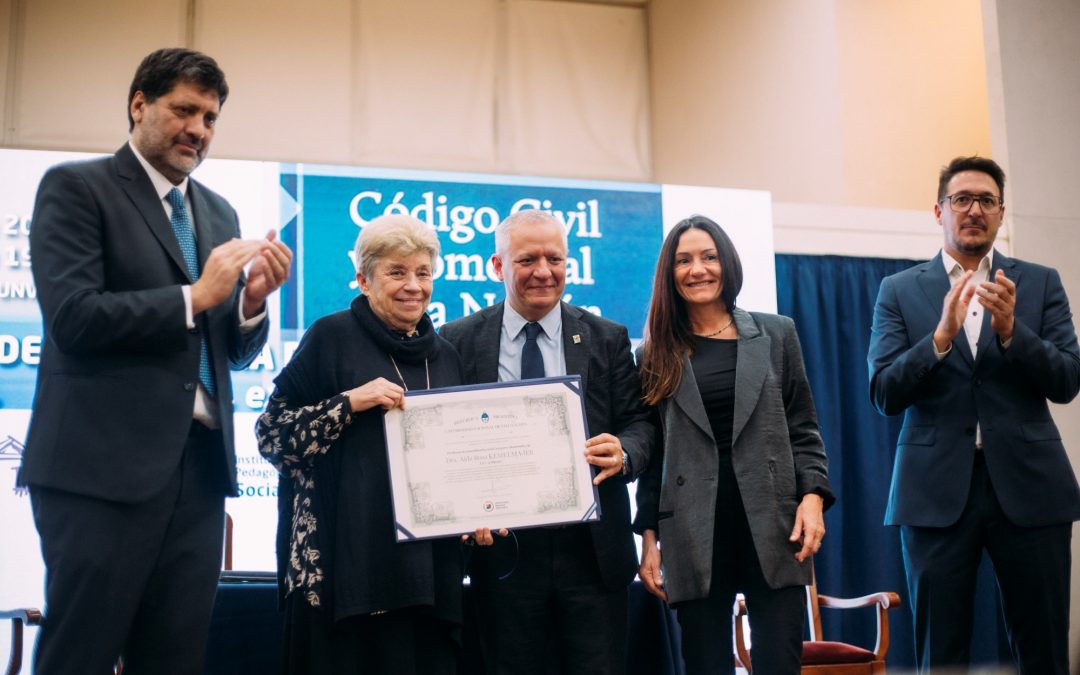 Aída Kemelmajer fue distinguida como “Profesora Honoraria”