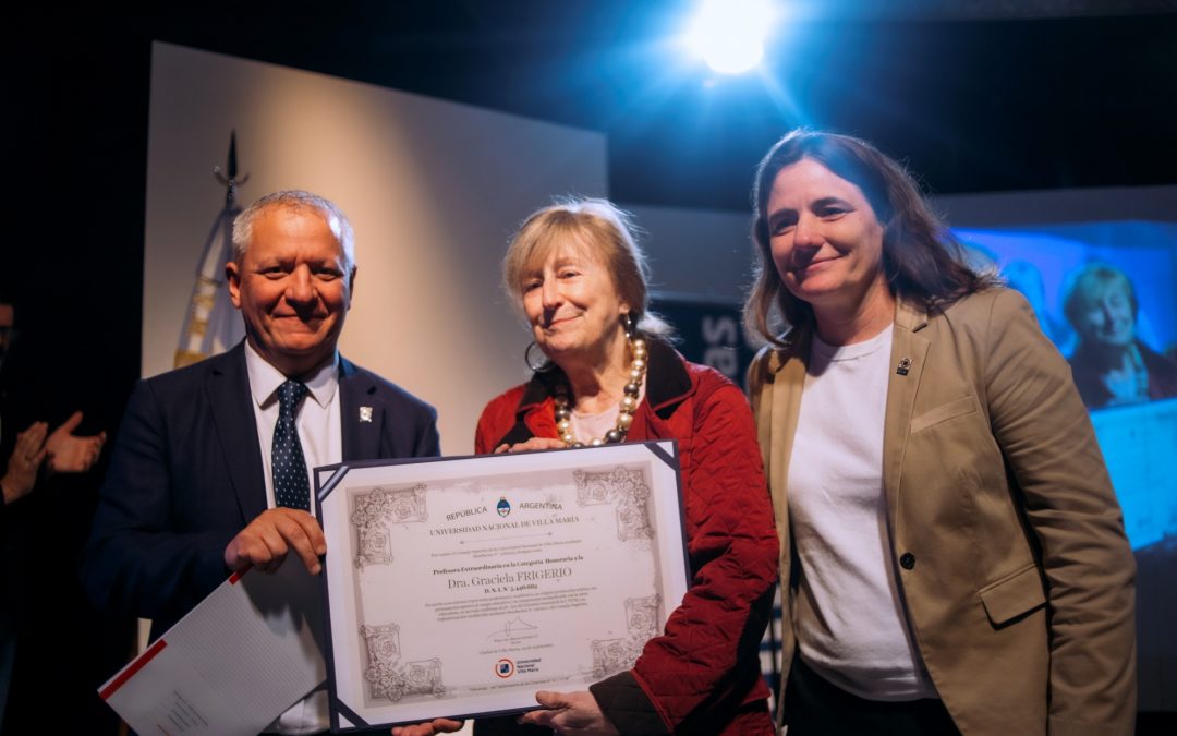 Graciela Frigerio fue designada “Profesora Honoraria”