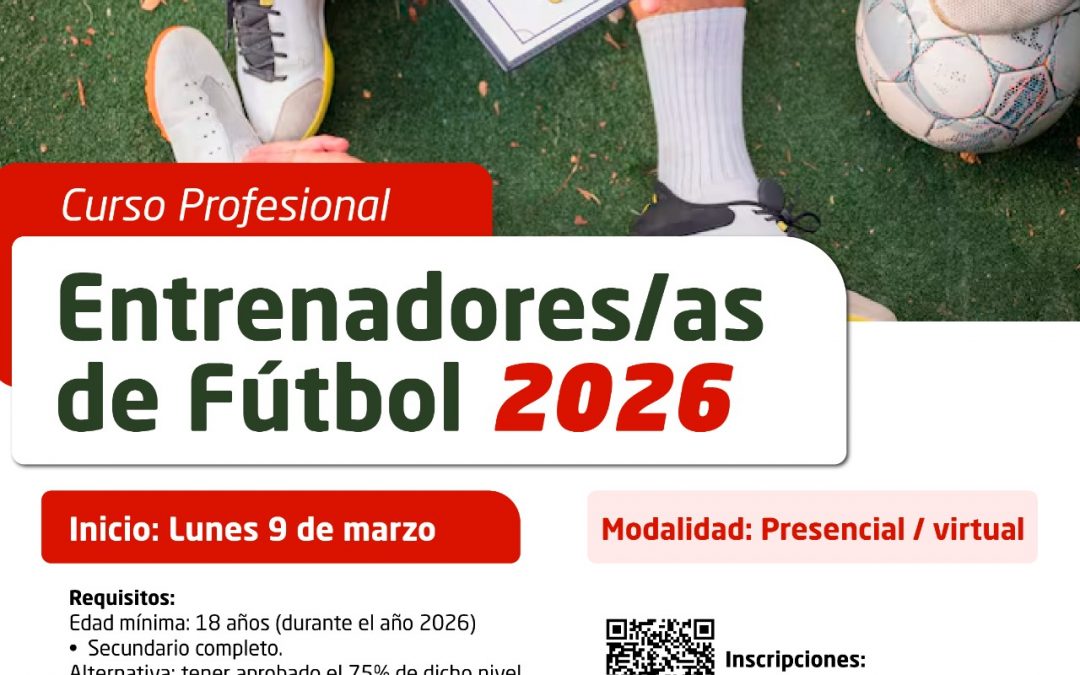 Edición 2026: “Curso Profesional de Entrenadoras/es de Fútbol”