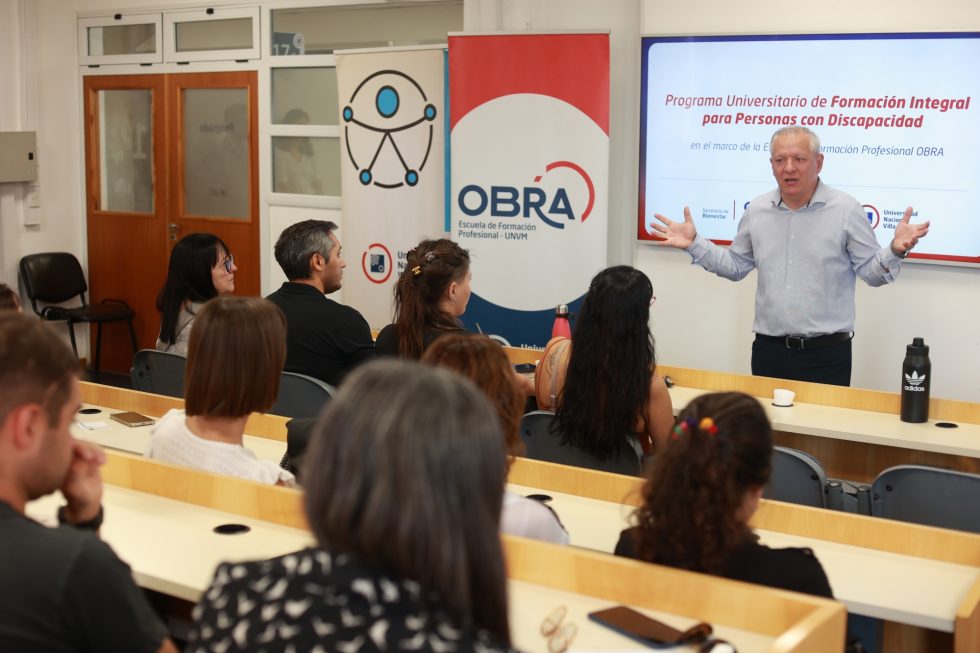 Discapacidad: inicia en la UNVM una diplomatura para la inserción sociolaboral