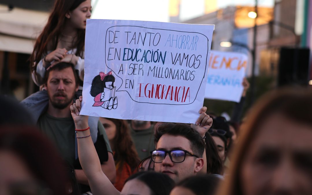 Quinta Marcha Federal Universitaria: Estudiantes defendieron la Universidad Pública